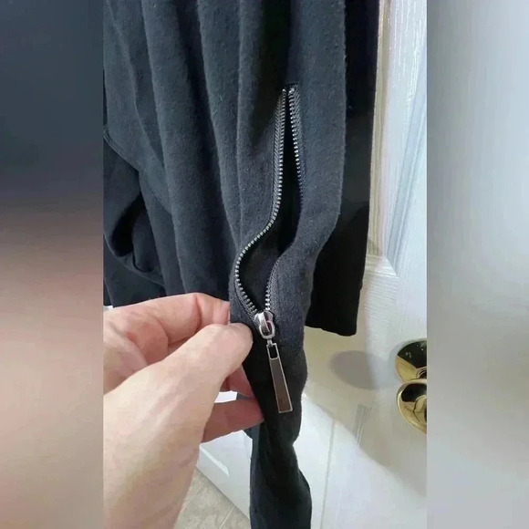 Ruby Rd Black Drape Front Sweater, Size M (12/14) - Picture 2 of 4